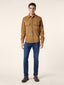 Caramel Suede Western Overshirt | Jacob Cohën