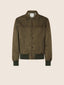 Green Suede Aviator Jacket | Jacob Cohën