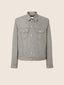 Beige Melange Wool Comfort Flannel Trucker Jacket | Jacob Cohën