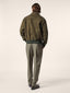 Green Suede Aviator Jacket | Jacob Cohën | Details 3