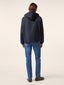 Navy Blue Technical Batavia Padded Jacket | Jacob Cohën | Details 3