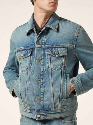 Trucker Jacket in Cotton Denim