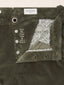 Pantalon Henry coupe chino cropped slim, velours côtelé stretch de coton et modal vert foncé | Jacob Cohën | Details 5