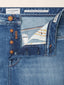 Bard Regular-Slim 5 Pocket Jeans in Medium Blue Comfort Denim | Jacob Cohën | Details 5