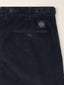 Henry Slim Chino Pants in Navy Blue Modal and Cotton Stretch Corduroy | Jacob Cohën | Details 3