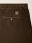 Gray Regular Chino Pants in Nut-Brown Cotton Stretch Corduroy | Jacob Cohën | Details 3