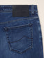 Bard Regular-Slim 5 Pocket Jeans in Medium Blue Cashmere Comfort Denim | Jacob Cohën
