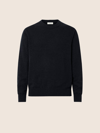 Navy Blue Cashmere Sweater
