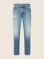 Sean Relaxed-Straight 5 Pocket Jeans in Medium Blue Pure Cotton Denim | Jacob Cohën