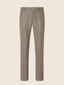 Bobby Slim Chino Pants in Brown and Rust Houndstooth-Patterned Virgin Wool | Jacob Cohën