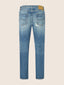 Sean Relaxed-Straight 5 Pocket Jeans in Medium Blue Pure Cotton Denim | Jacob Cohën | Details 3