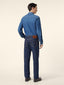 Edo Regular-Straight 5 Pocket Jeans in Blue Denim with Rinse Wash | Jacob Cohën | Details 5