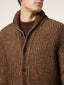Cardigan in lana e mohair vanisé marrone | Jacob Cohën | Details 4