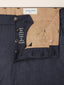 John Regular Chino Pants in Navy Blue Chevron-Patterned Wool | Jacob Cohën | Details 5