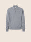 Long Sleeve Polo Shirt in Grey Melange Cashmere | Jacob Cohën