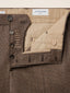 John Regular Chino Pants in Brown Houndstooth-Patterned Wool | Jacob Cohën | Details 5