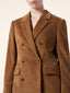 Blazer in Caramel Cotton Corduroy | Jacob Cohën | Details 4