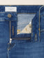 Jeans 5 tasche Kimberly skinny in denim power stretch blu medio | Jacob Cohën | Details 3