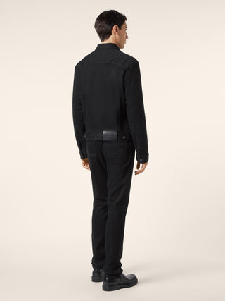 Jacke aus Super Stretch Denim in Stay Black