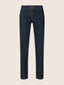 Bard Regular-Slim 5 Pocket Jeans in Dark Blue Power Stretch Fleece Denim with Rinse Wash | Jacob Cohën