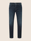 Scott Slim Carrot 5 Pocket Jeans in Dark Blue Super Stretch Soft Denim in Cotton and Lyocell | Jacob Cohën