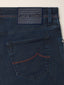 Bard Regular-Slim 5 Pocket Jeans in Dark Blue Power Stretch Denim in Cotton and Lyocell | Jacob Cohën