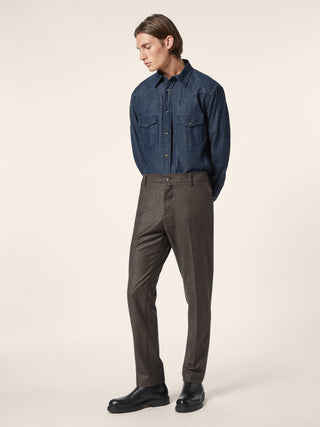 Light Denim Western Shirt
