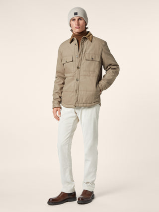Canvas Padded Overshirt