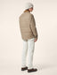 Beige Cotton Canvas Padded Overshirt | Jacob Cohën | Details 3