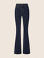 Victoria Flared 5 Pocket Jeans in Dark Blue Power Stretch Denim | Jacob Cohën