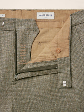 Lucas – Pants in Houndstooth Wool