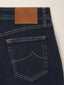 Victoria Flared 5 Pocket Jeans in Dark Blue Power Stretch Denim | Jacob Cohën
