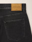 Grace Wide 5 Pocket Jeans in Black Cotton and Lyocell Denim | Jacob Cohën
