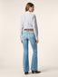 Victoria Flare 5 Pocket Jeans in Light Blue Comfort Denim | Jacob Cohën | Details 4