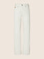 Claire Straight 5 Pocket Pants in Antique White Cotton Bull Fabric | Jacob Cohën