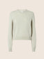 Crewneck Sweater in Cedar Green Cashmere | Jacob Cohën