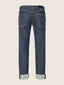 Edo LTD Regular-Straight 5 Pocket Jeans in Dark Blue Stretch Selvedge Denim with Rinse Wash | Jacob Cohën | Details 3