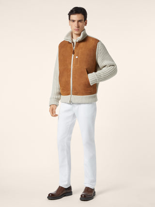 Wool and Shearling Jacket