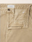 Kris Cargo Pants in Incense Cotton and Lyocell Bull Fabric with Used Effect | Jacob Cohën | Details 5