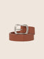 Belt in Rust Brown Deerskin | Jacob Cohën