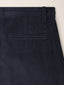Justin Straight Chino Pants in Navy Blue Cotton Corduroy | Jacob Cohën | Details 4