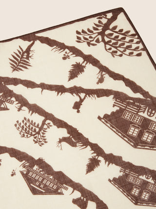 Bedruckter Wollschal