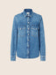 Western Shirt in Medium Blue Light Denim | Jacob Cohën
