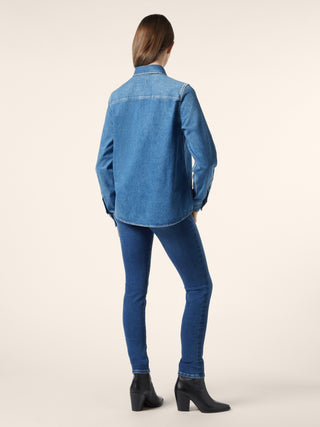 Light Denim Western Shirt