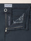 Bard Fast Regular-Slim 5 Pocket Pants in Navy Blue Modal and Lyocell Stretch Twill | Jacob Cohën | Details 4