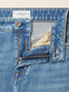 Victoria Flared 5 Pocket Jeans in Light Blue Cotton and Lyocell Comfort Denim | Jacob Cohën | Details 4
