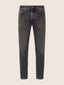 Jean Jude en denim de coton et lyocell noir, coupe fuselée, 5 poches | Jacob Cohën