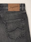 Jean Jude en denim de coton et lyocell noir, coupe fuselée, 5 poches | Jacob Cohën
