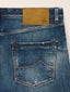 5-Pocket-Jeans Edo Regular Straight aus dunkelblauem Comfort Denim | Jacob Cohën
