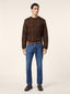 Jude Tapered 5 Pocket Jeans in Medium Blue Pure Cotton Denim | Jacob Cohën | Details 3